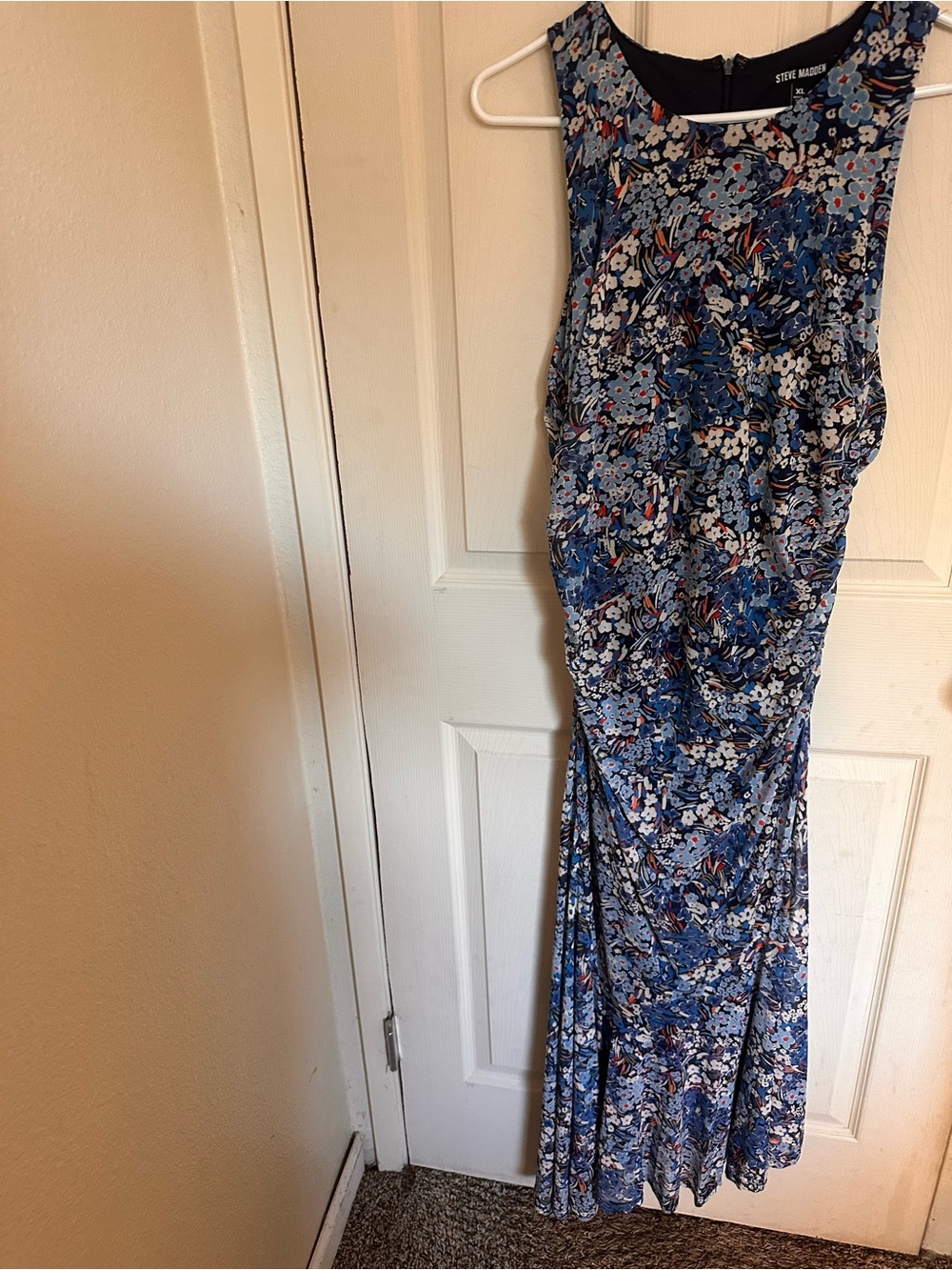 Steve Madden Blue Floral Dress XL